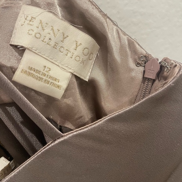 Jenny Yoo Lana Dress - Latte size 12 - Picture 6 of 14